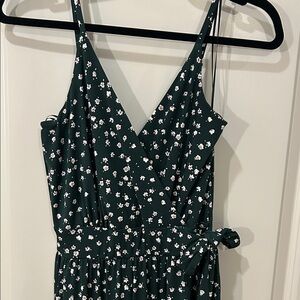 Floral Green Jumpsuit